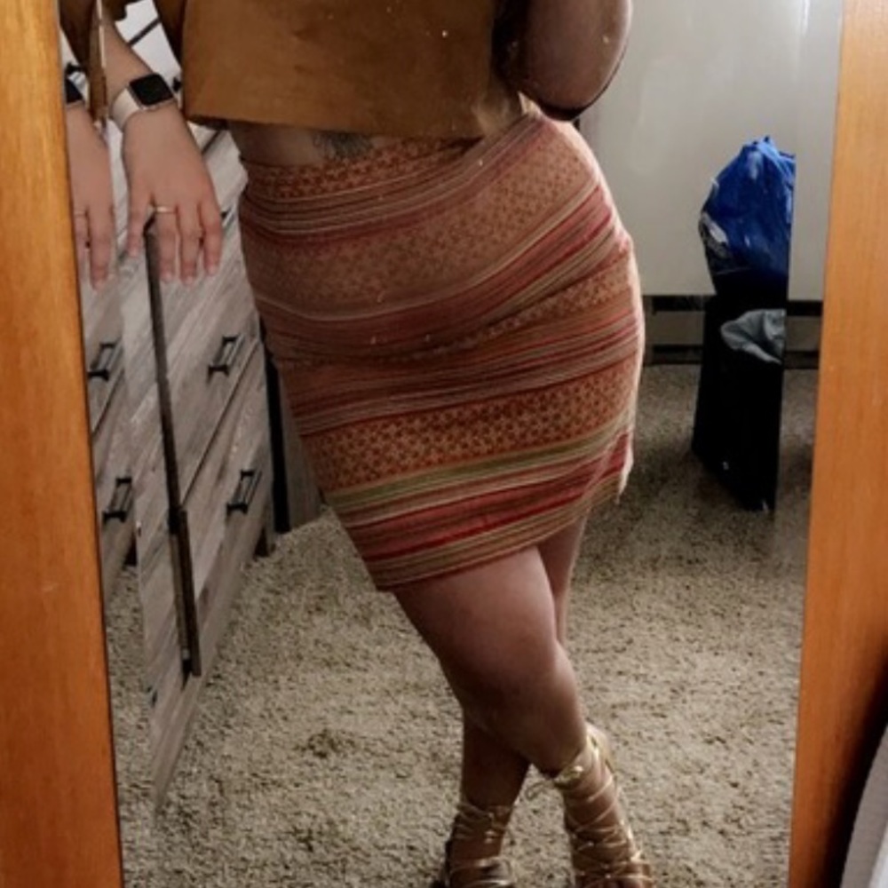 Multi colored skirt